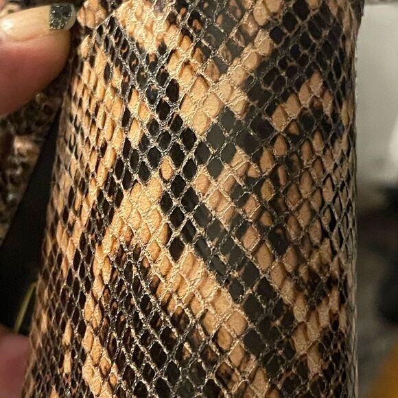 37/6.5/7 free people colette sansal/shoe/heel python/strappy caged gladiator - Picture 10 of 11